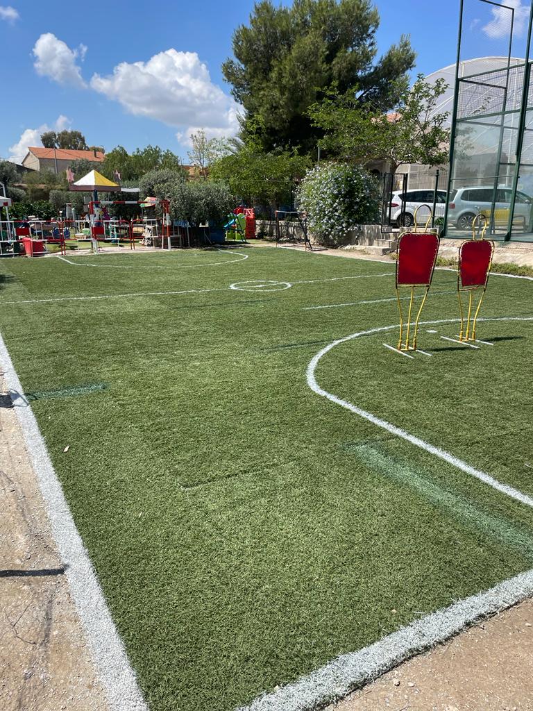 Casas Aldea la Purísima Campo Fútbol con Cesped comunitario para la Casa Vera y para Chalet el Sol